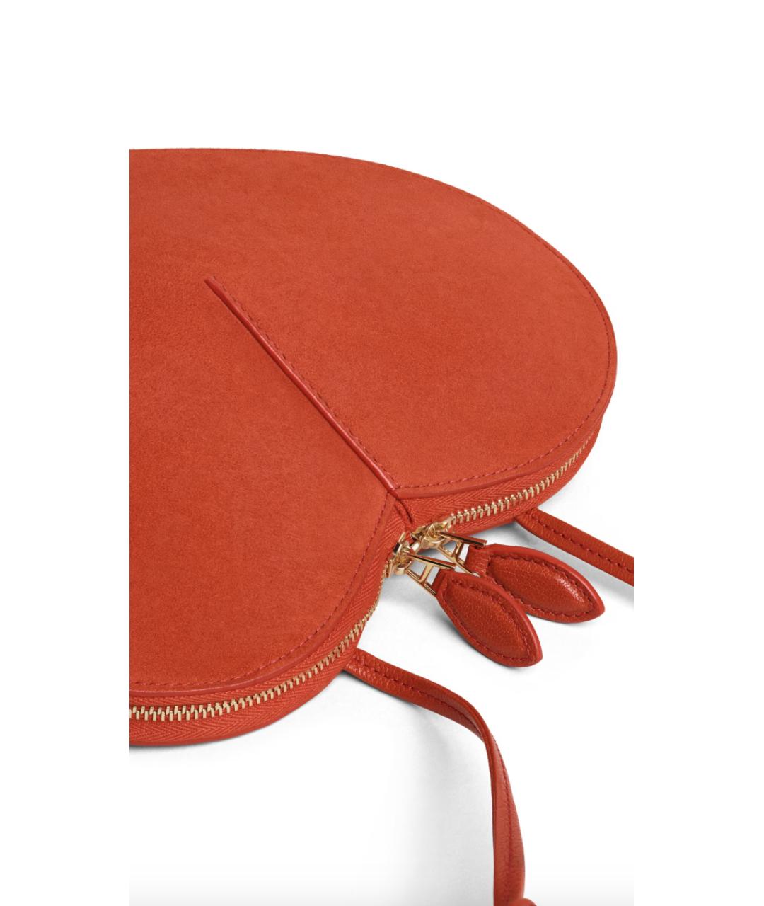 ALAIA Красная замшевая сумка через плечо, фото 5