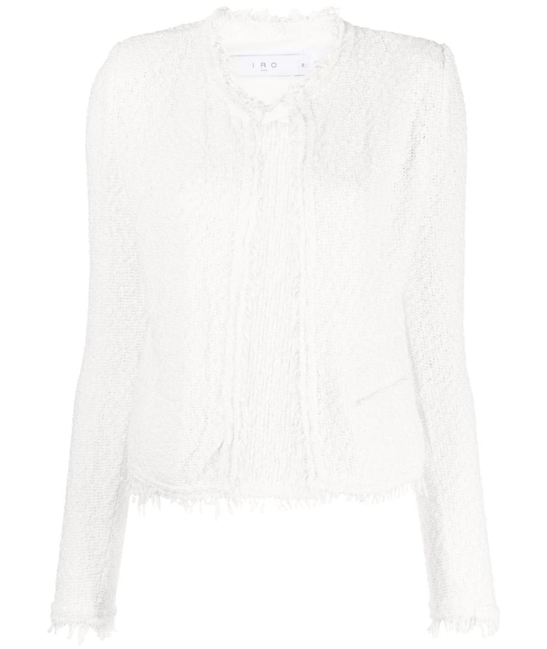 IRO Белая хлопковая куртка, фото 1