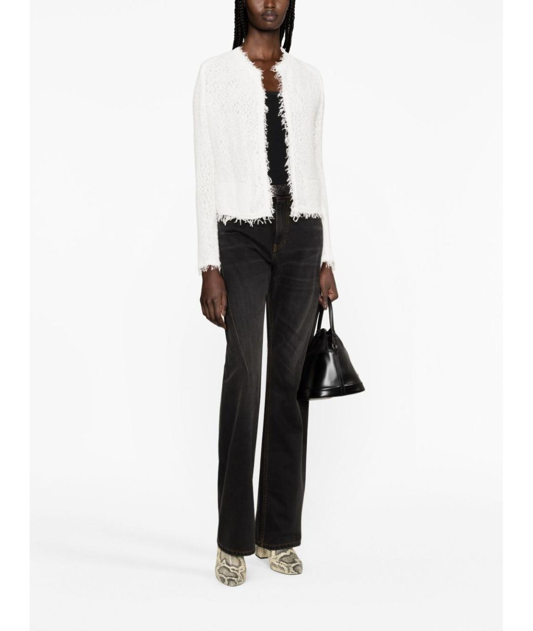 IRO Белая хлопковая куртка, фото 4