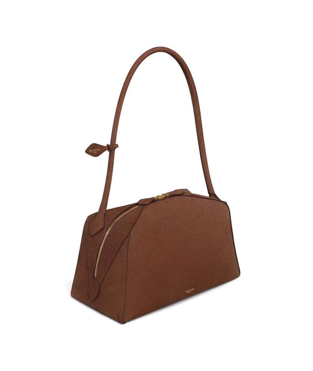 ALAIA Коричневая кожаная сумка через плечо, фото 2