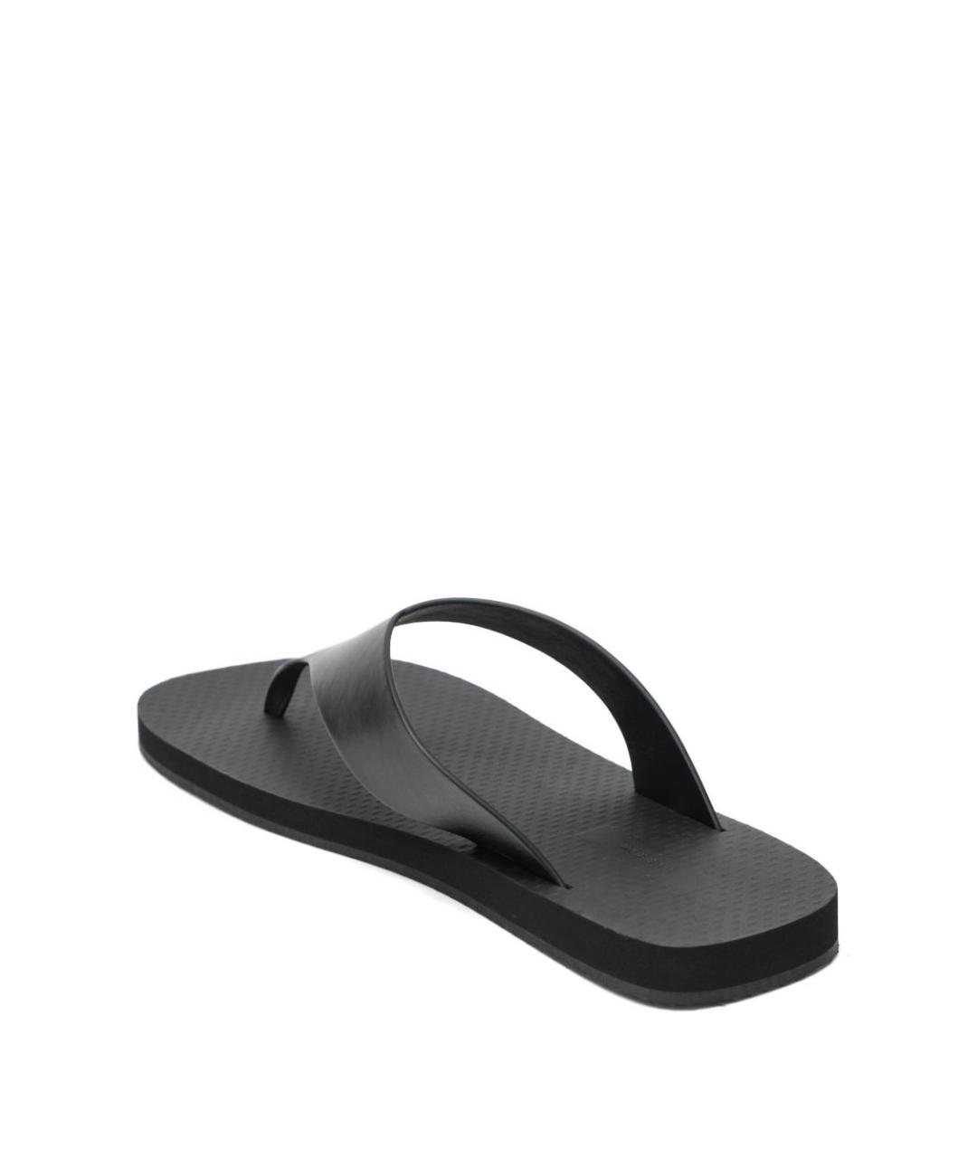 THE ROW Черные шлепанцы, фото 3