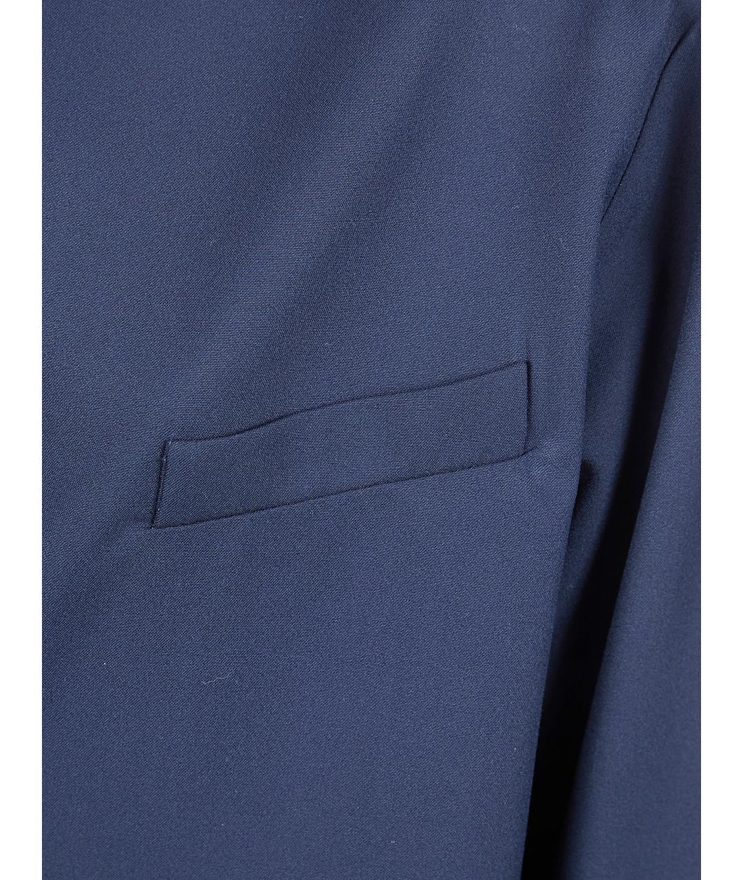FABIANA FILIPPI Синий полиэстеровый жакет/пиджак, фото 3