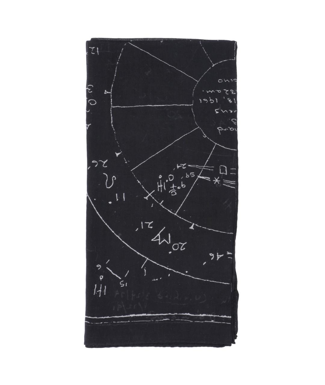 RICK OWENS Черный хлопковый шарф, фото 1