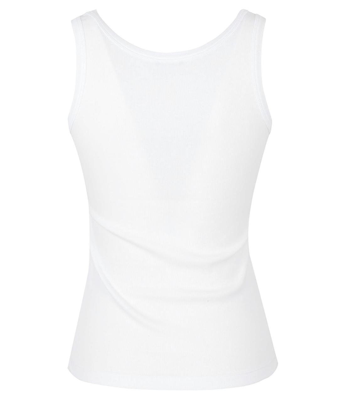 VERSACE Белая хлопковая майка, фото 3