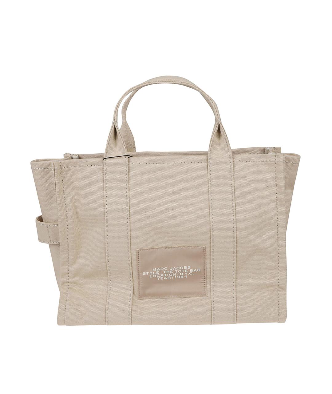 MARC JACOBS Бежевая хлопковая сумка тоут, фото 2