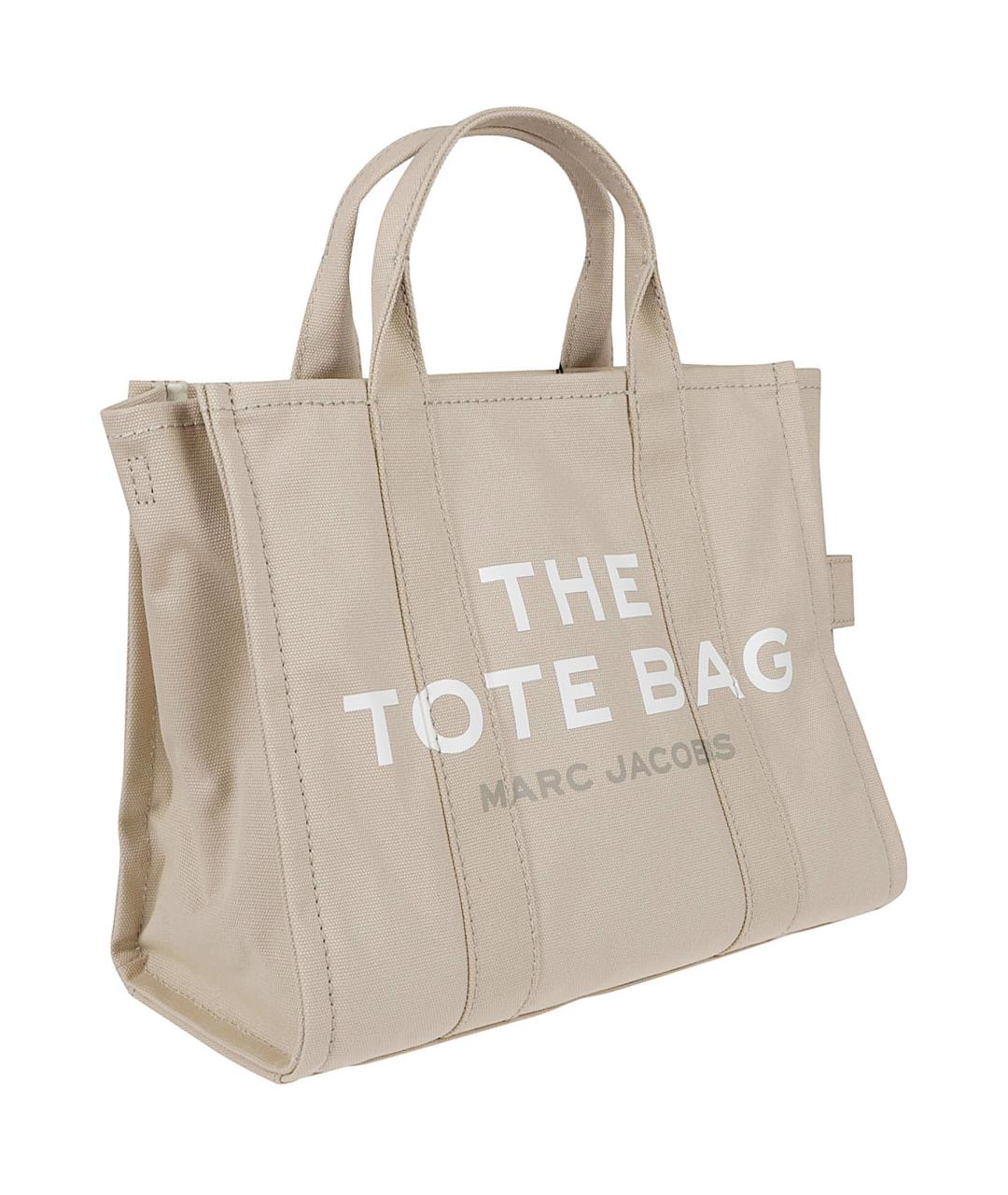 MARC JACOBS Бежевая хлопковая сумка тоут, фото 3