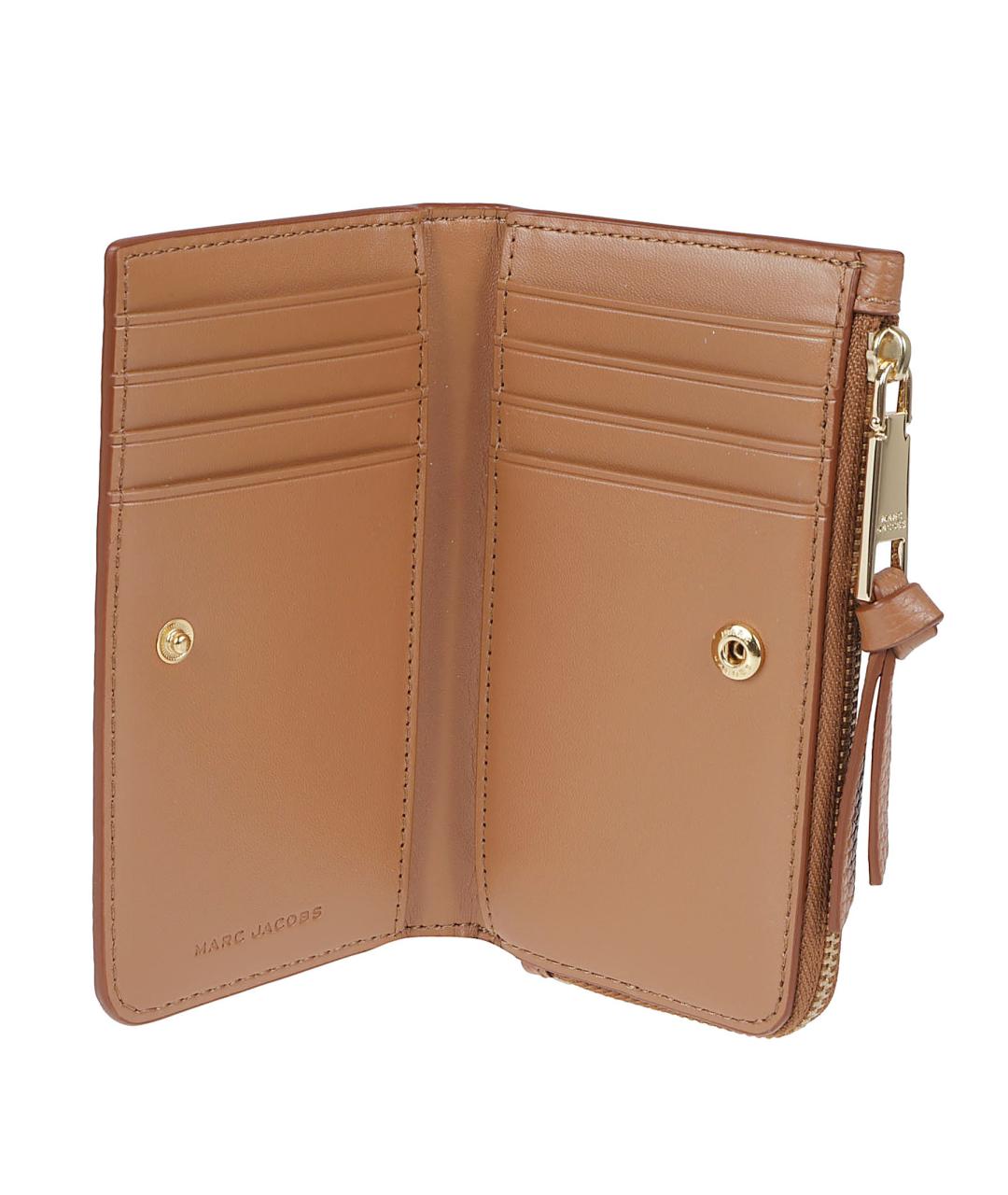 MARC JACOBS Коричневый кожаный кошелек, фото 3