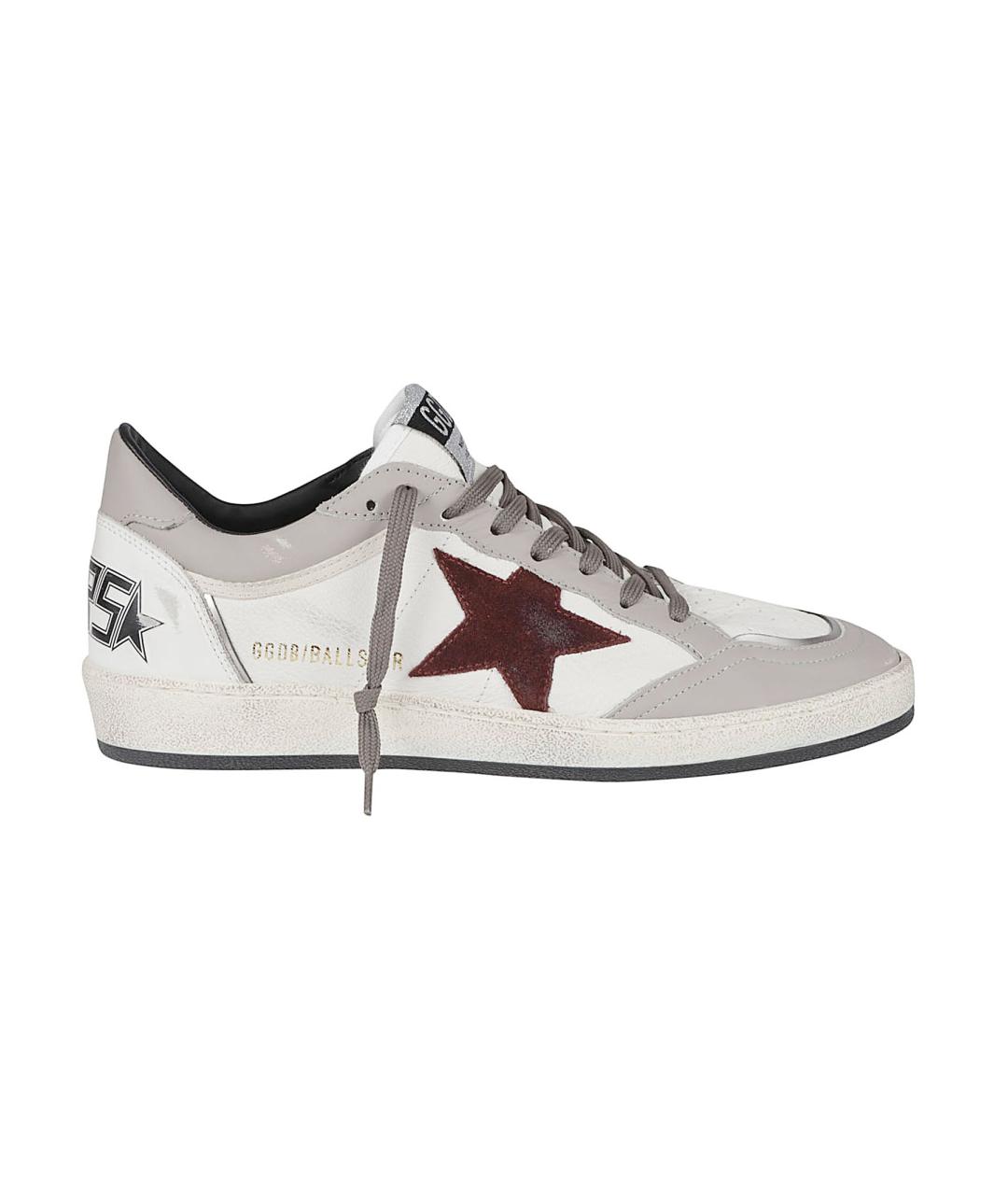 GOLDEN GOOSE DELUXE BRAND Белые низкие кроссовки / кеды, фото 1