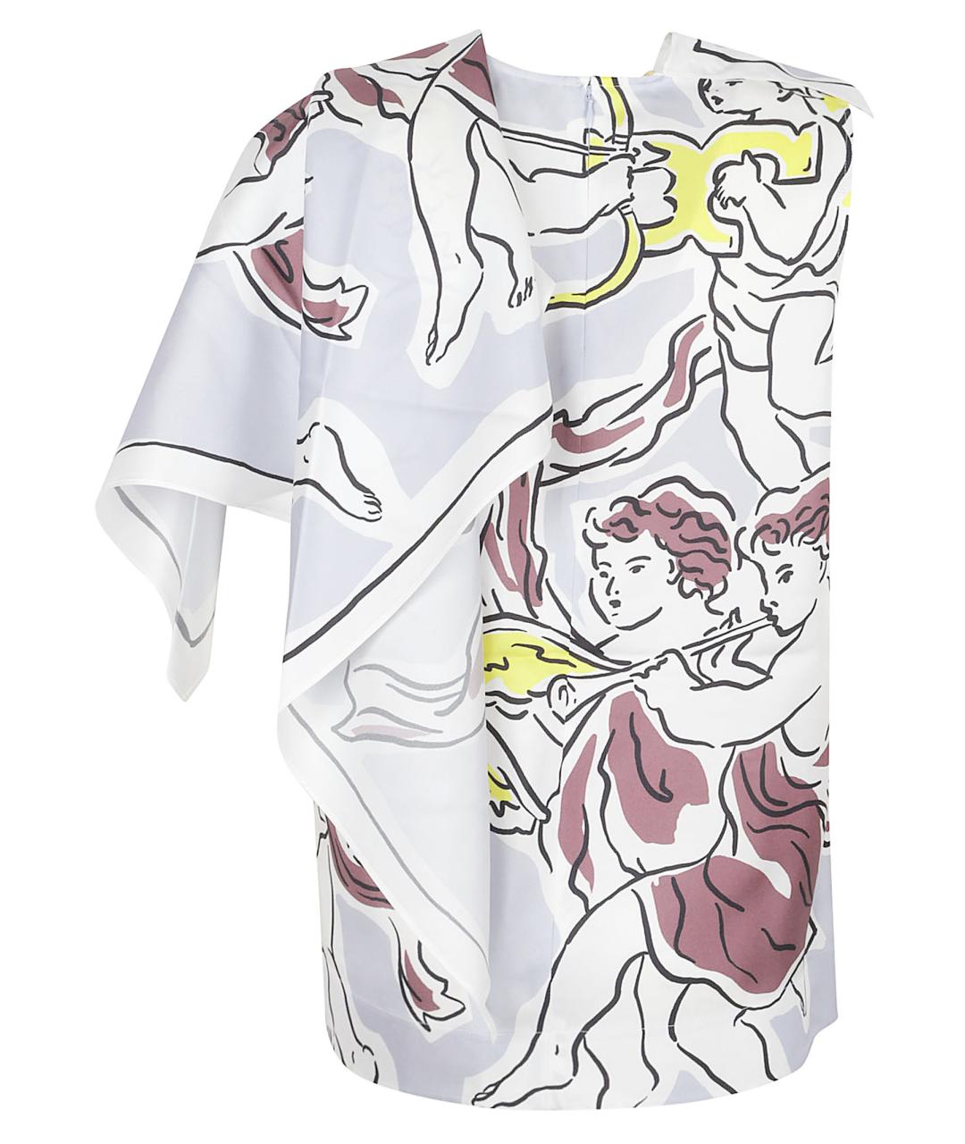 TORY BURCH Мульти шелковая майка, фото 3