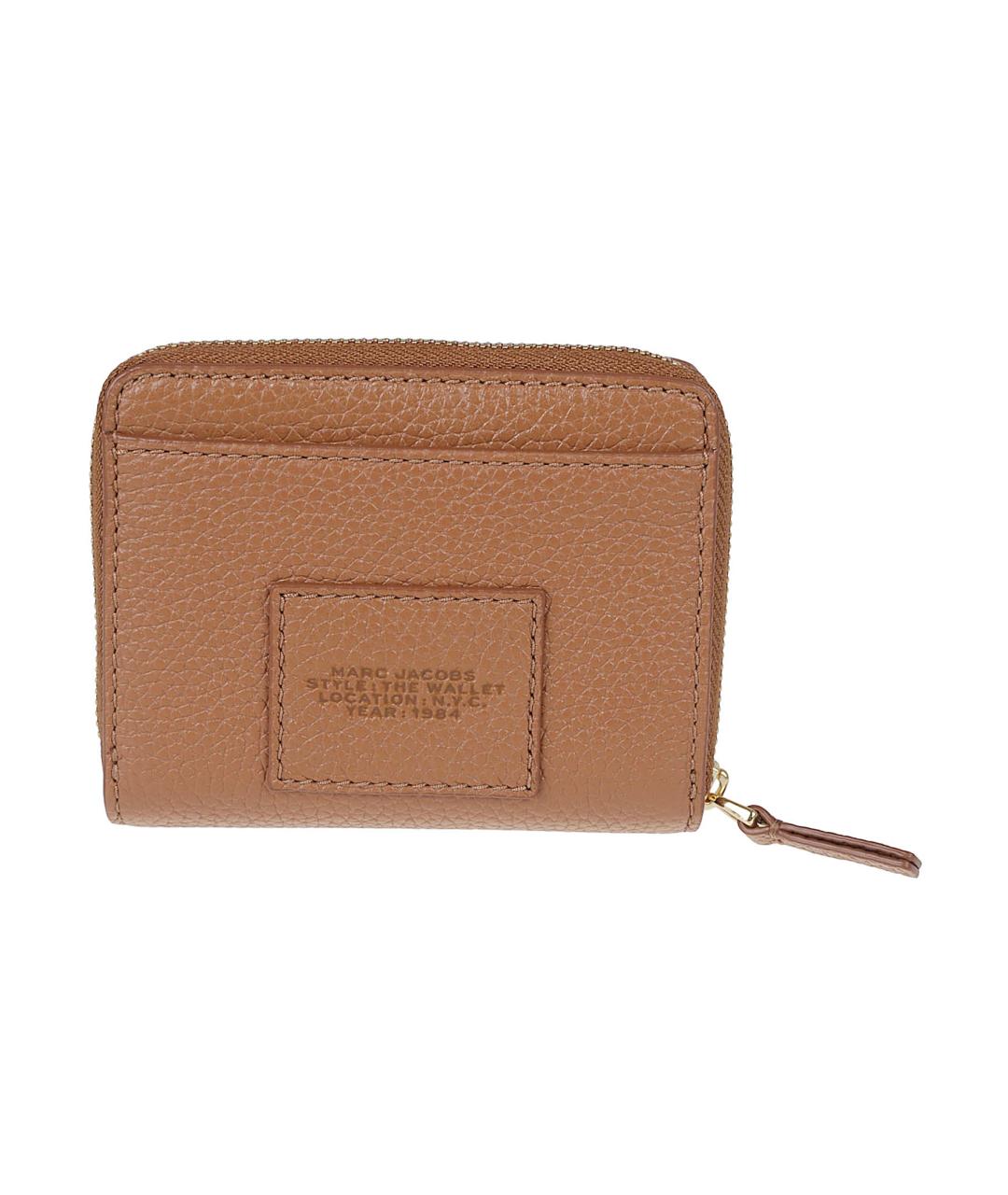MARC JACOBS Коричневый кожаный кошелек, фото 2