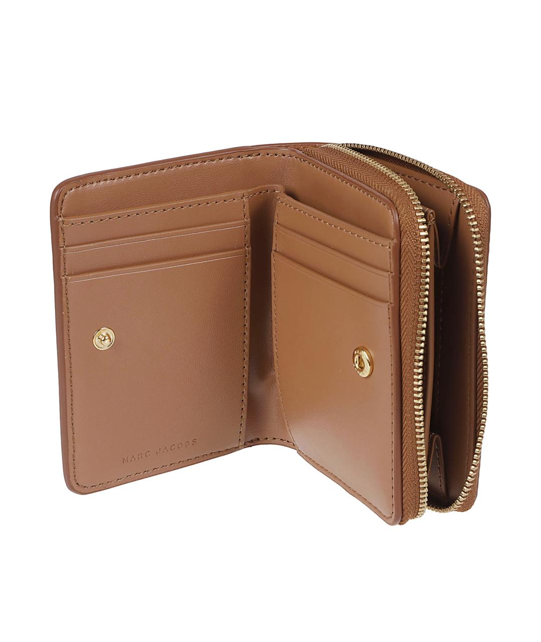 MARC JACOBS Коричневый кожаный кошелек, фото 3