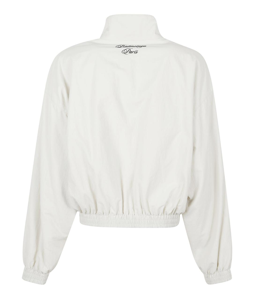 BALENCIAGA Белая полиамидовая куртка, фото 2