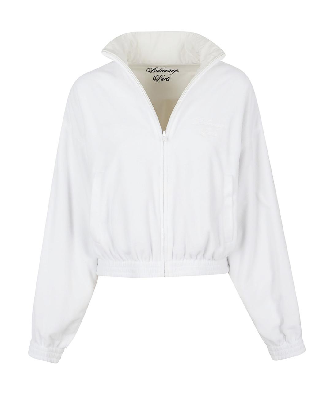 BALENCIAGA Белая полиамидовая куртка, фото 3