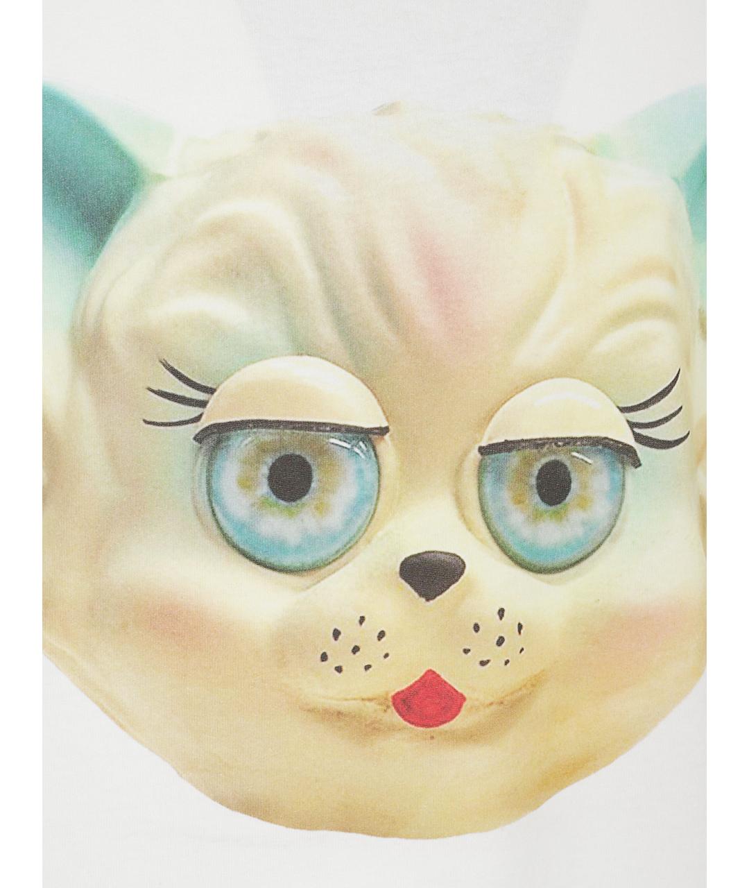 VALENTINO Белая хлопковая футболка, фото 2