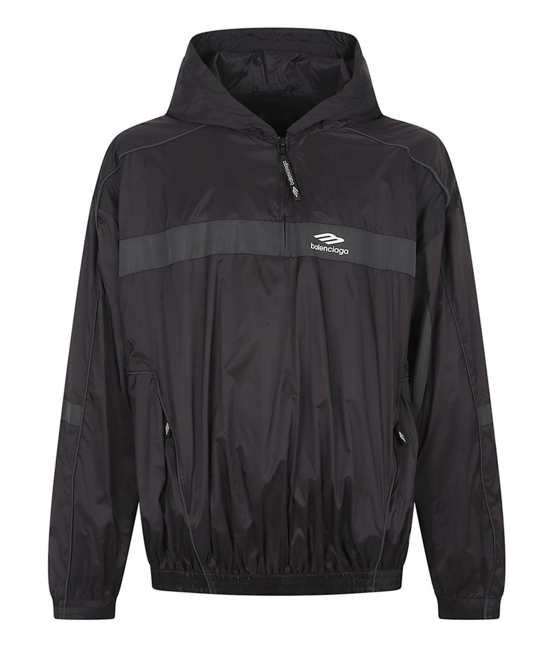 BALENCIAGA Черная полиамидовая куртка, фото 1