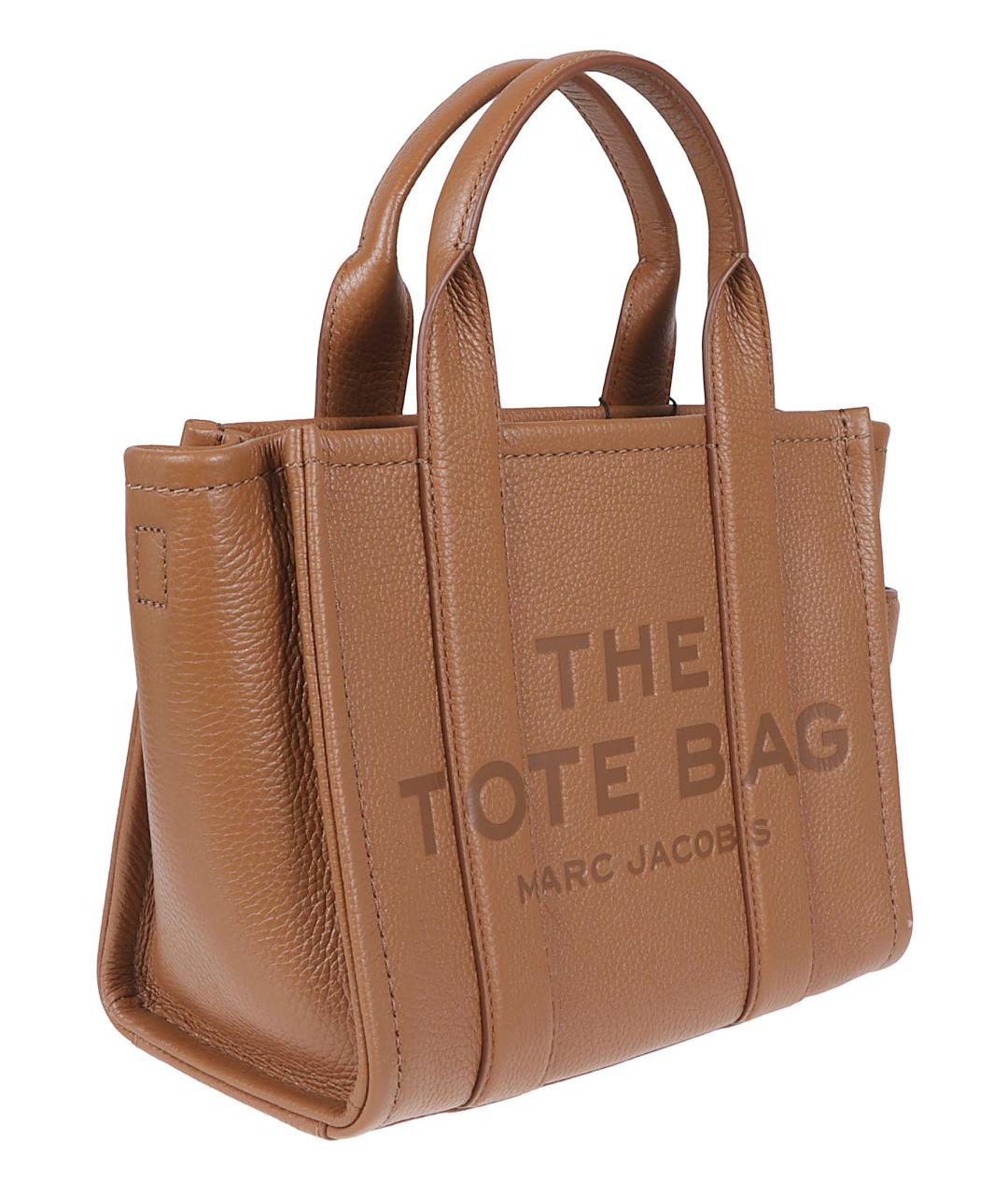 MARC JACOBS Коричневая кожаная сумка тоут, фото 3