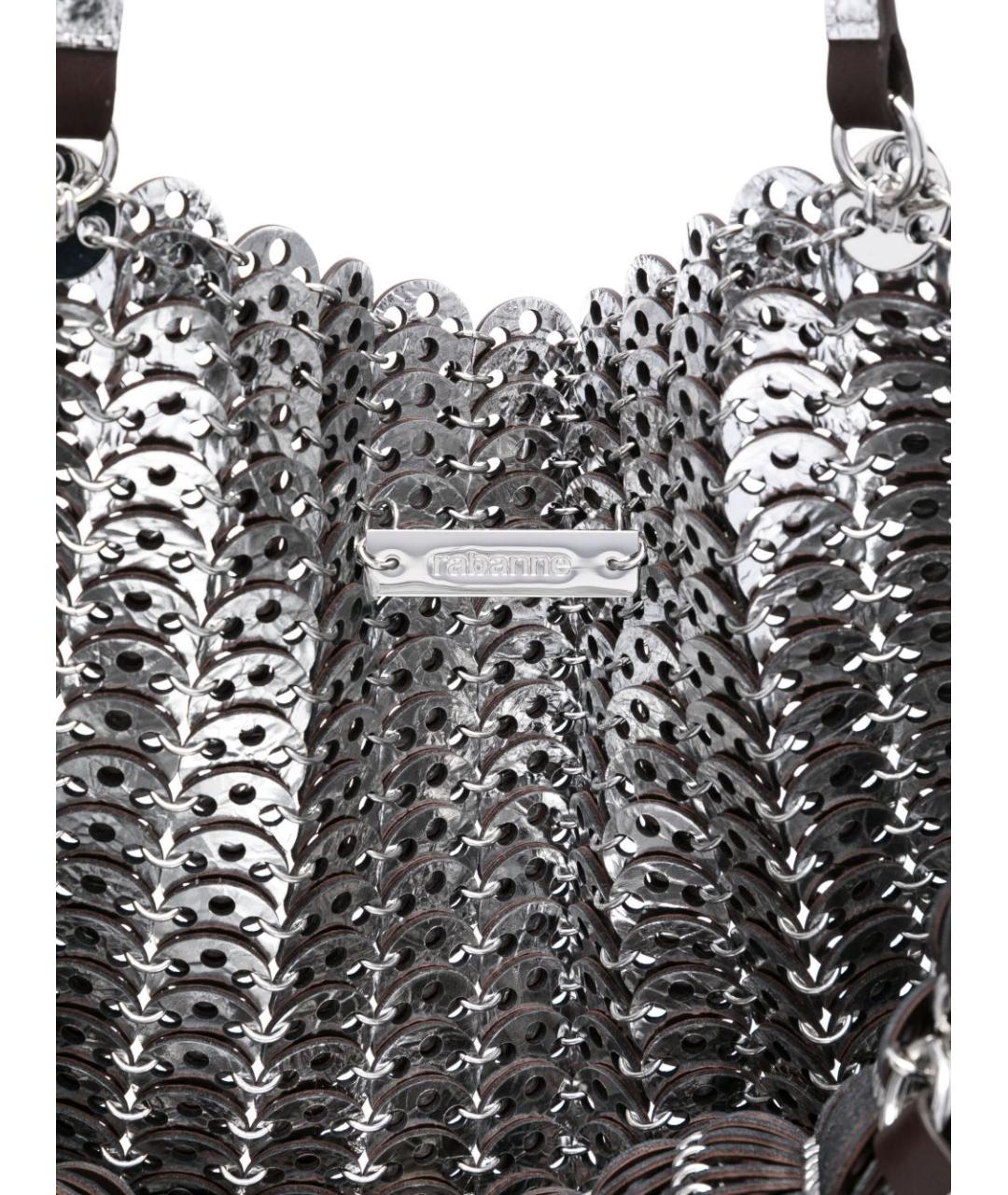 PACO RABANNE Коричневая сумка тоут, фото 5