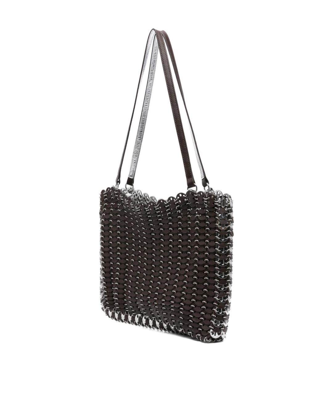 PACO RABANNE Коричневая сумка тоут, фото 4