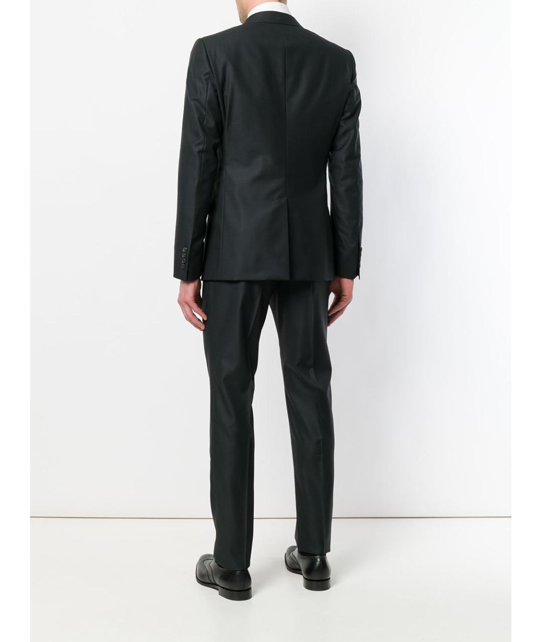 DOLCE&GABBANA Черный классический костюм, фото 4