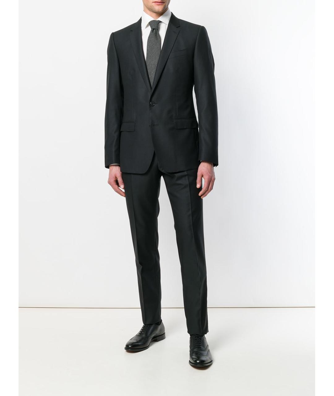 DOLCE&GABBANA Черный классический костюм, фото 2