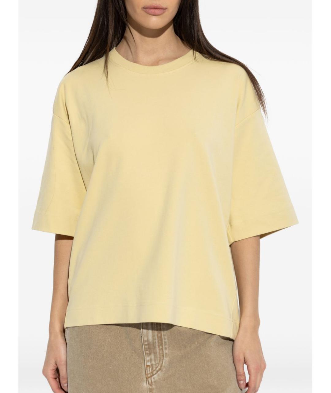 DARKPARK Бежевая хлопковая футболка, фото 2