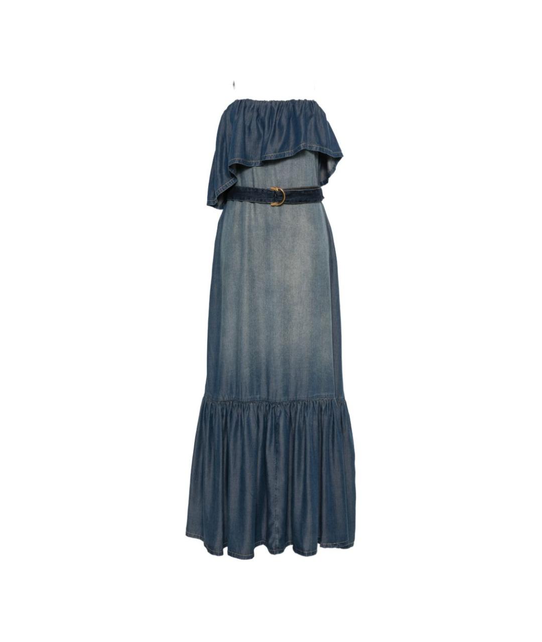 PINKO Синее повседневное платье, фото 1