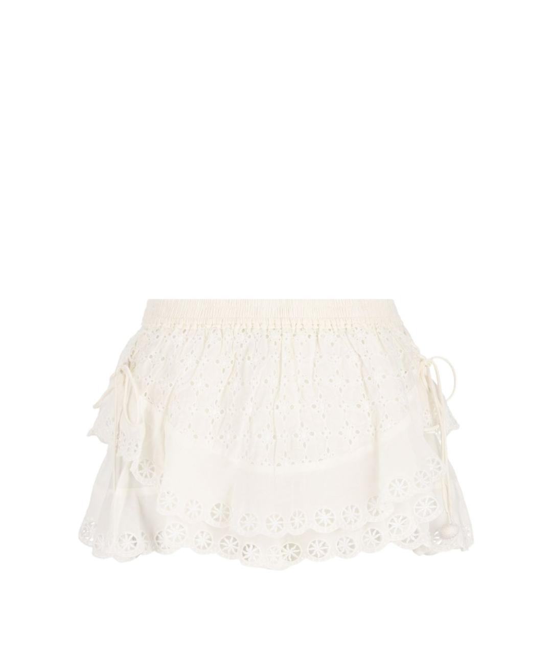 ISABEL MARANT Белые шелковые шорты, фото 1