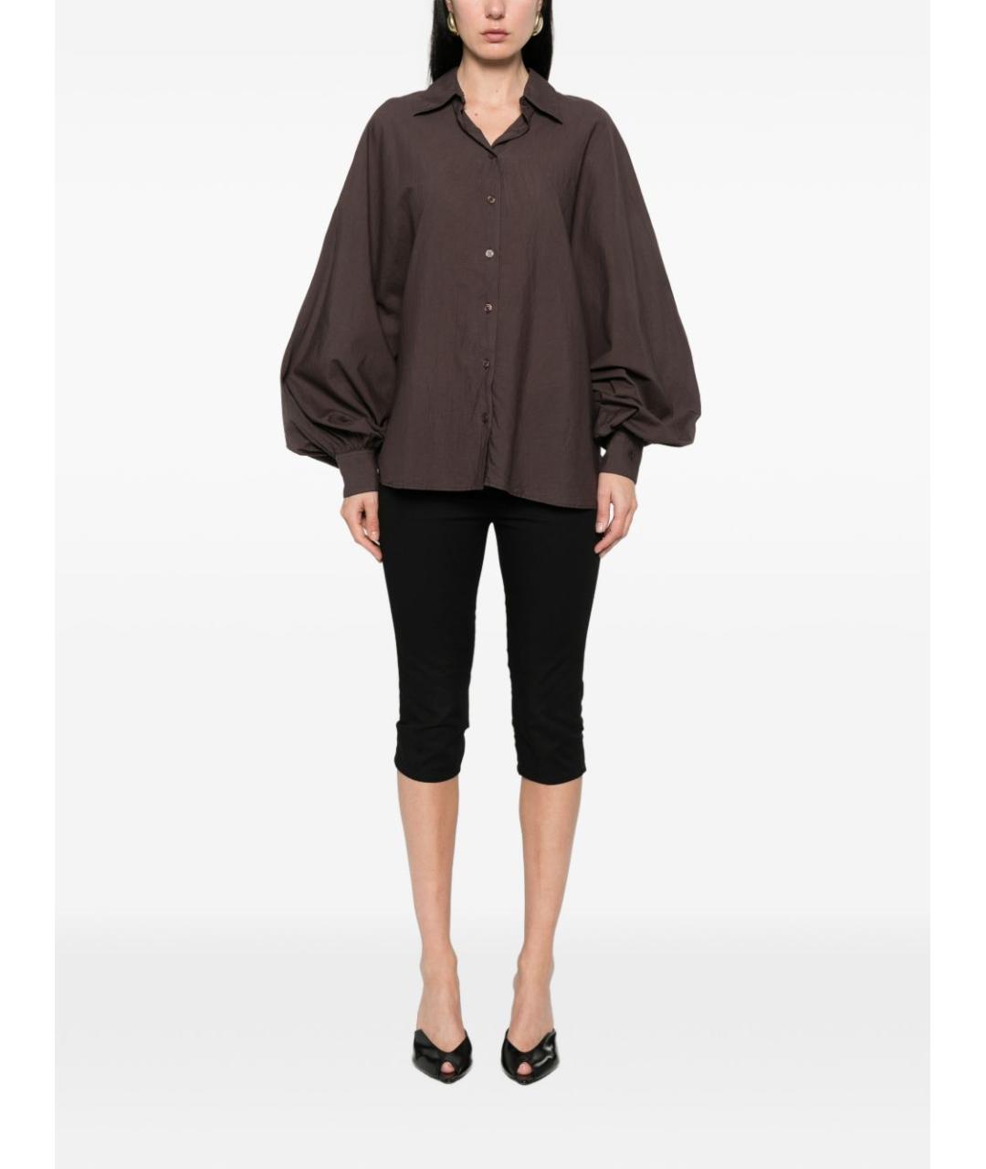 SOSUE Коричневая рубашка, фото 4