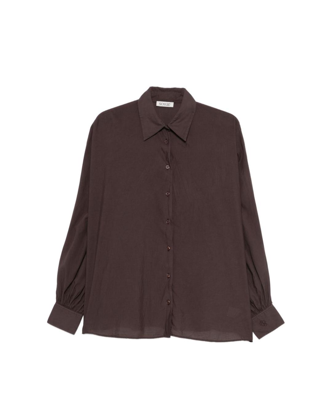 SOSUE Коричневая рубашка, фото 1