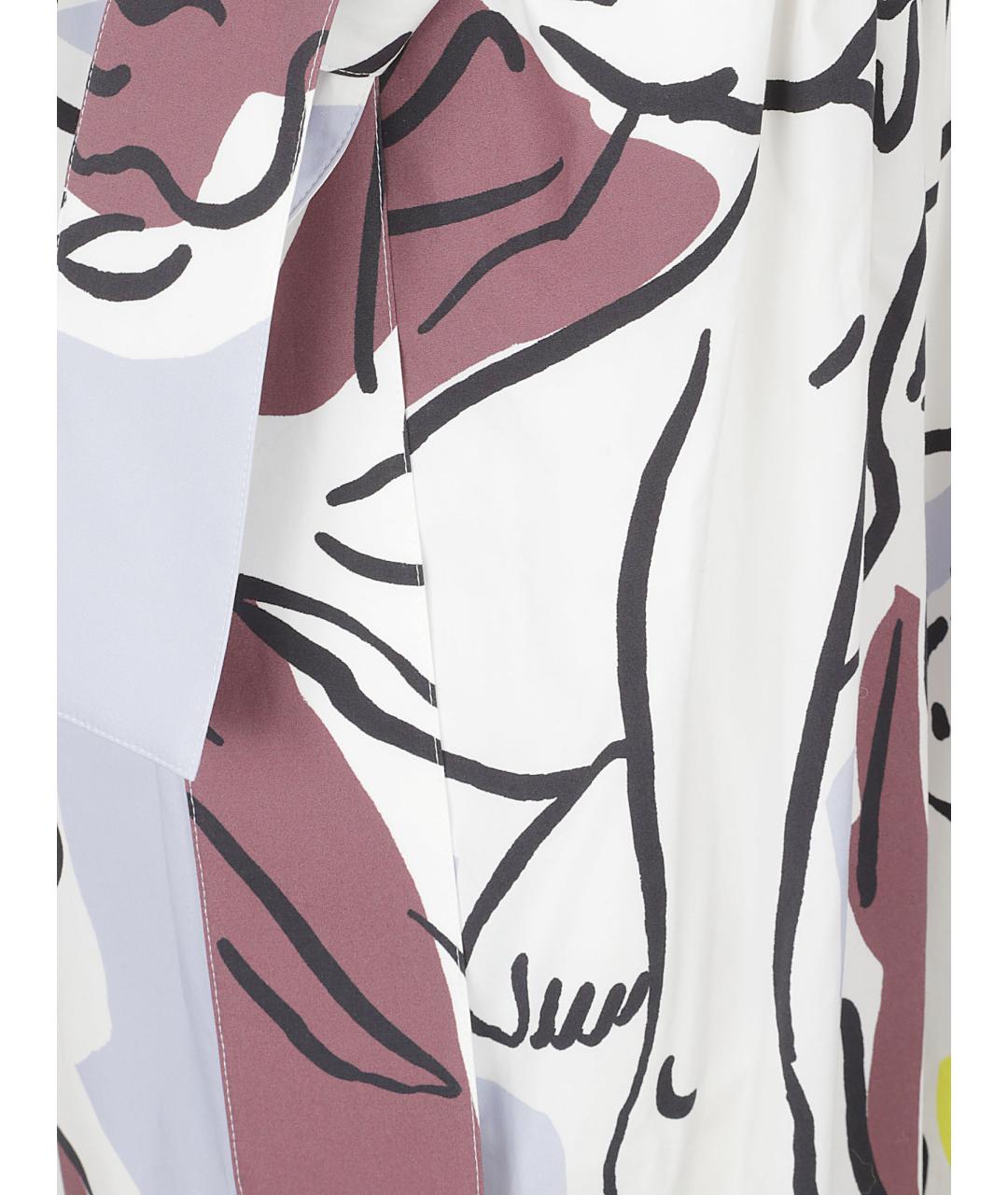 TORY BURCH Мульти хлопковое повседневное платье, фото 2