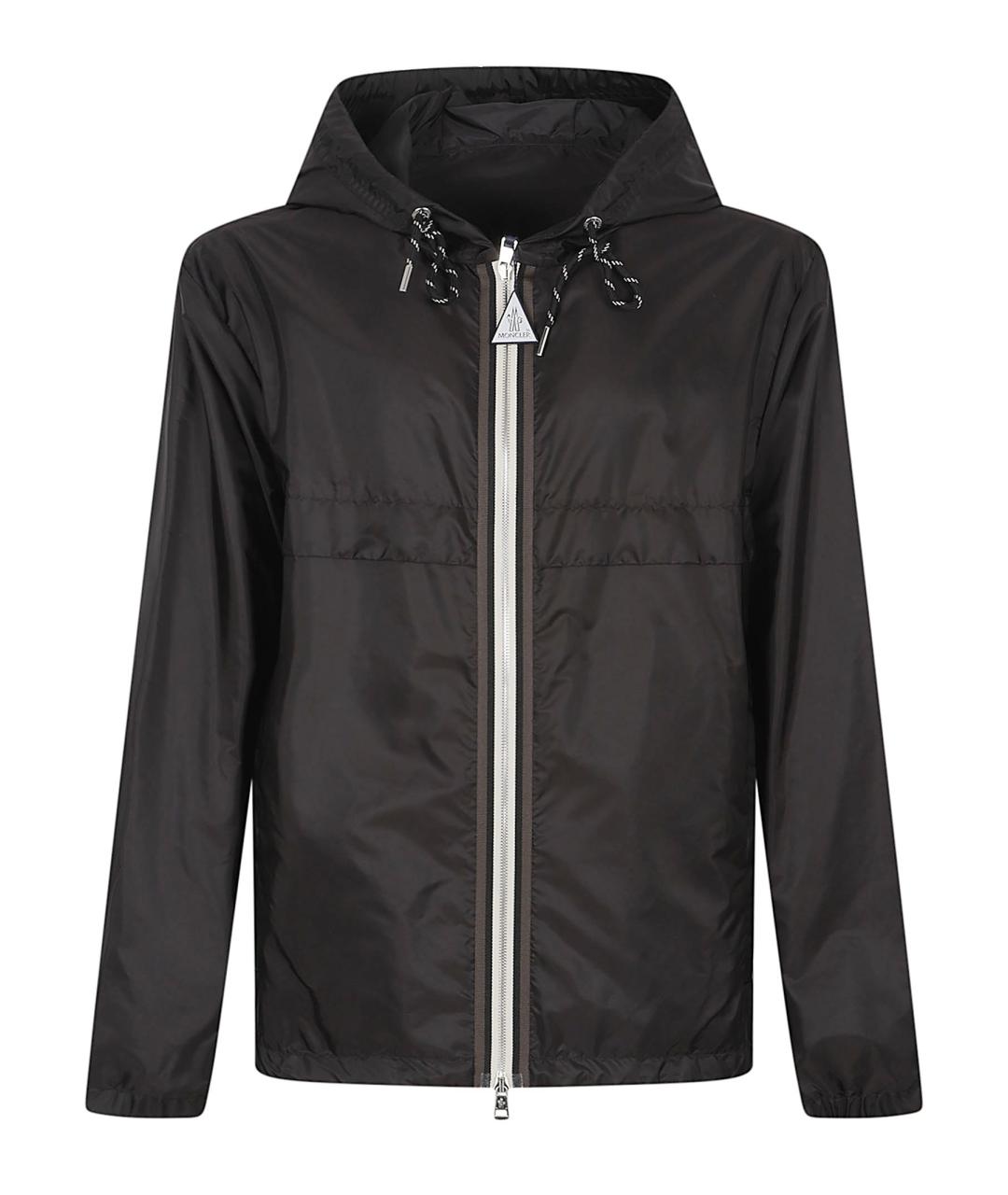 MONCLER Черная полиамидовая куртка, фото 1