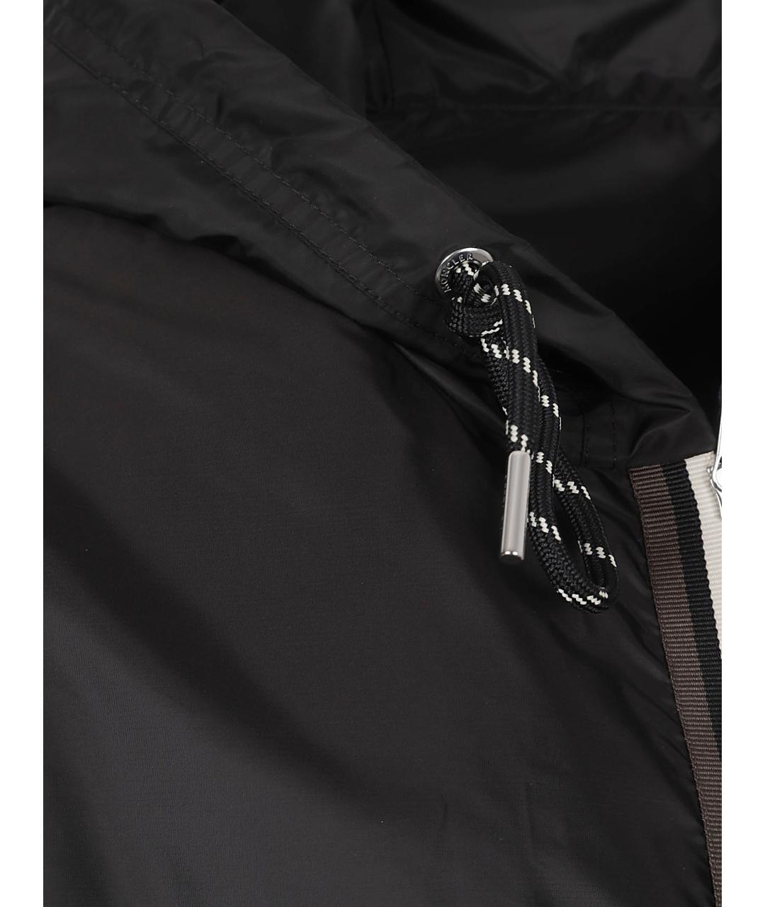 MONCLER Черная полиамидовая куртка, фото 3