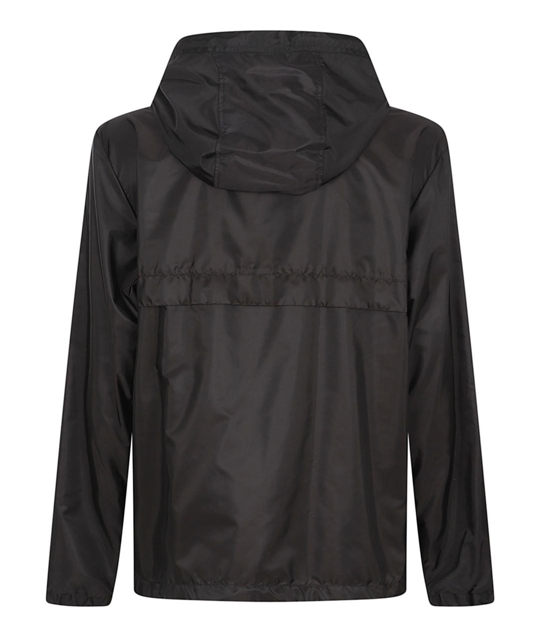 MONCLER Черная полиамидовая куртка, фото 2