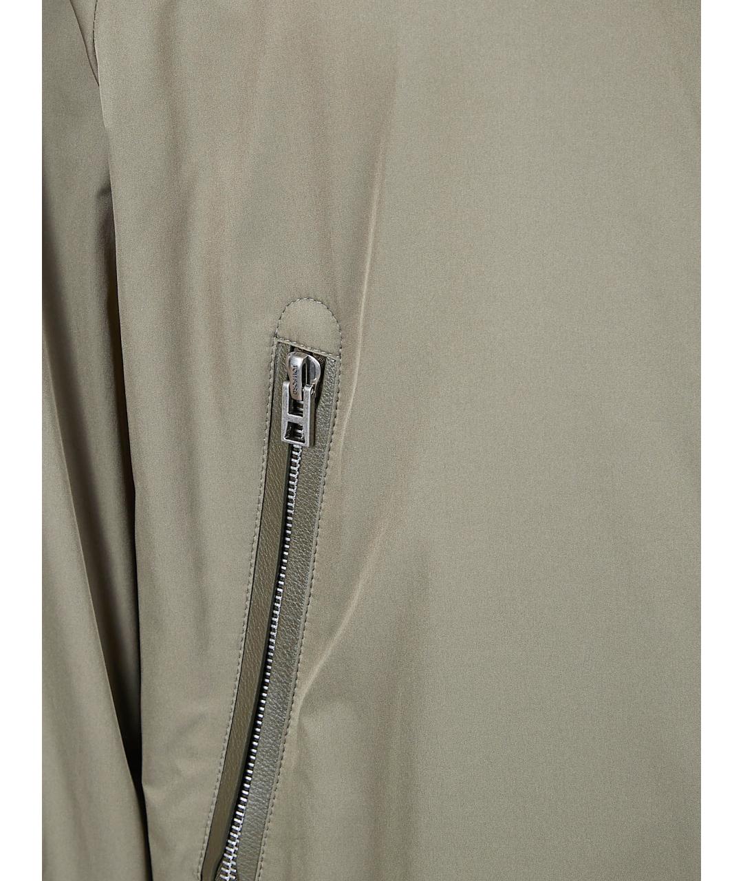 TOM FORD Зеленая полиэстеровая куртка, фото 3