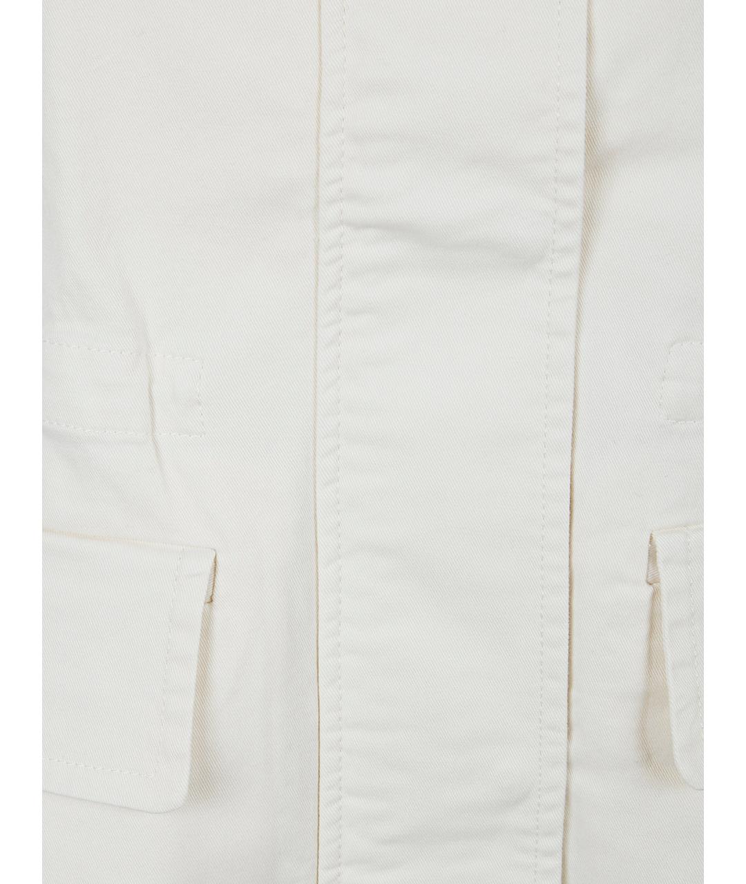 FABIANA FILIPPI Белый хлопковый жилет, фото 3