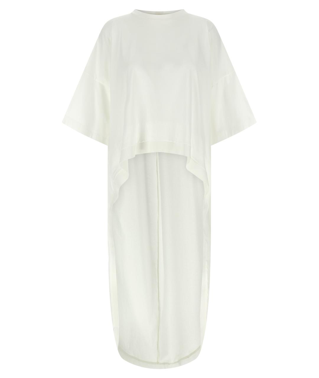 DI.LA3 PARI' Белая хлопковая футболка, фото 1