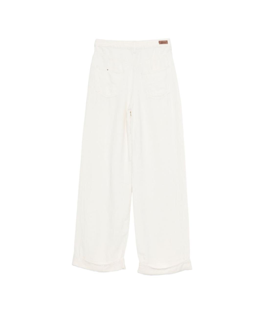 EMPORIO ARMANI Бежевые прямые джинсы, фото 2