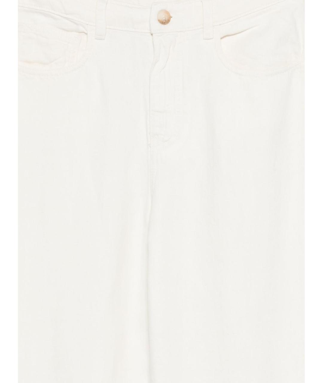 EMPORIO ARMANI Бежевые прямые джинсы, фото 3