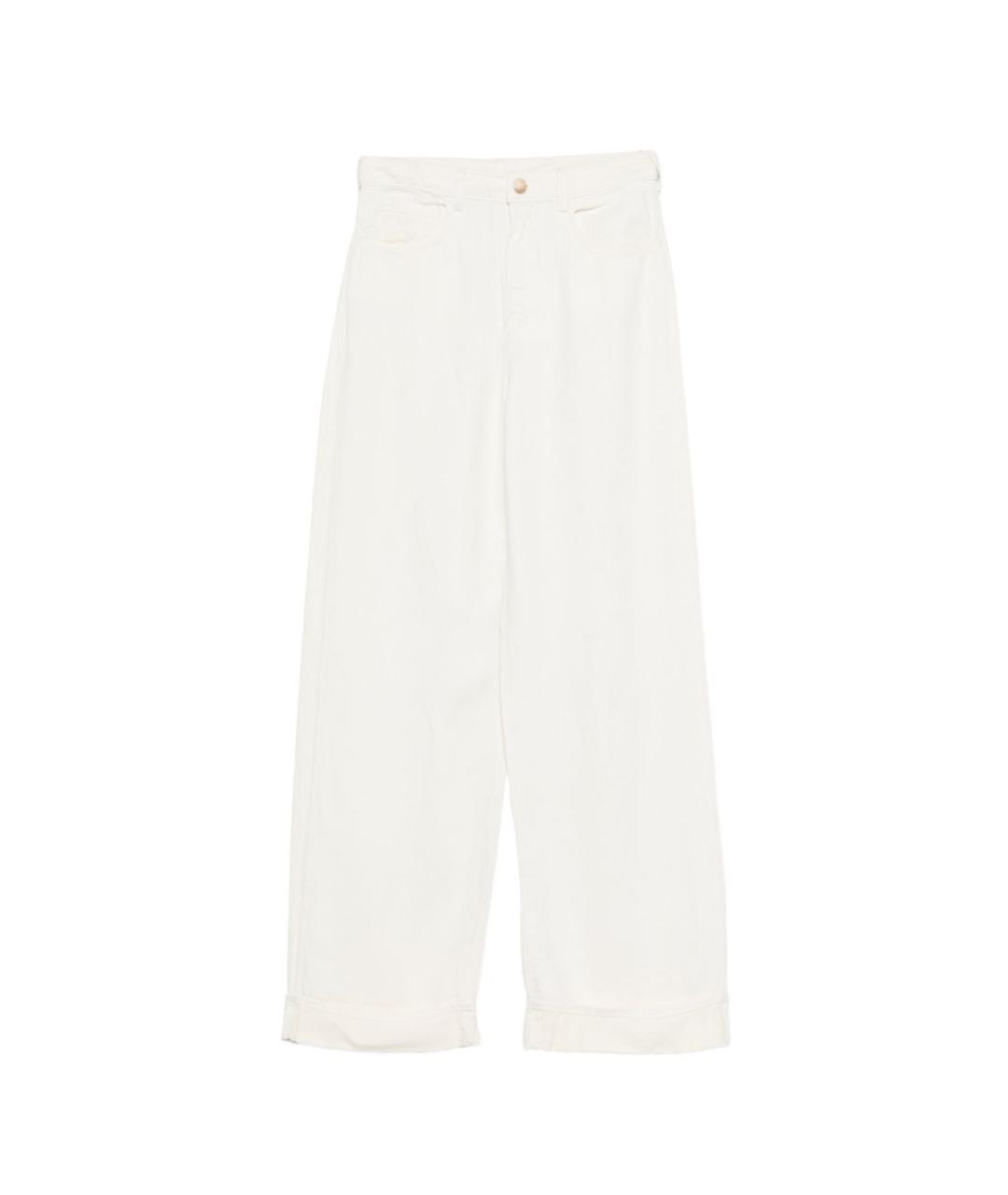 EMPORIO ARMANI Бежевые прямые джинсы, фото 1