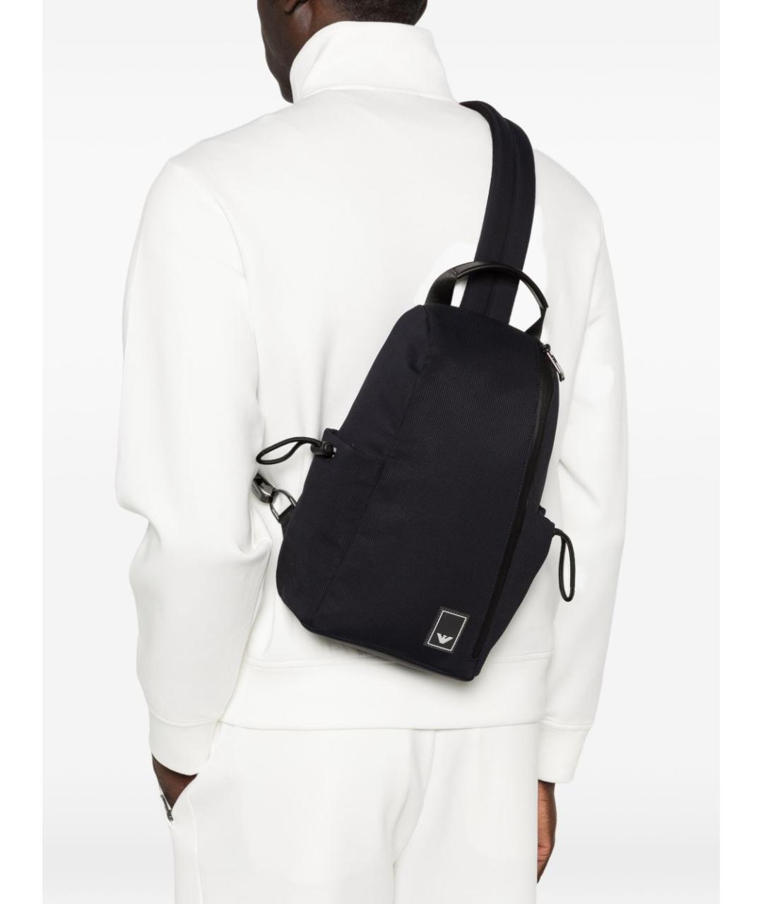 EMPORIO ARMANI Синий рюкзак, фото 2