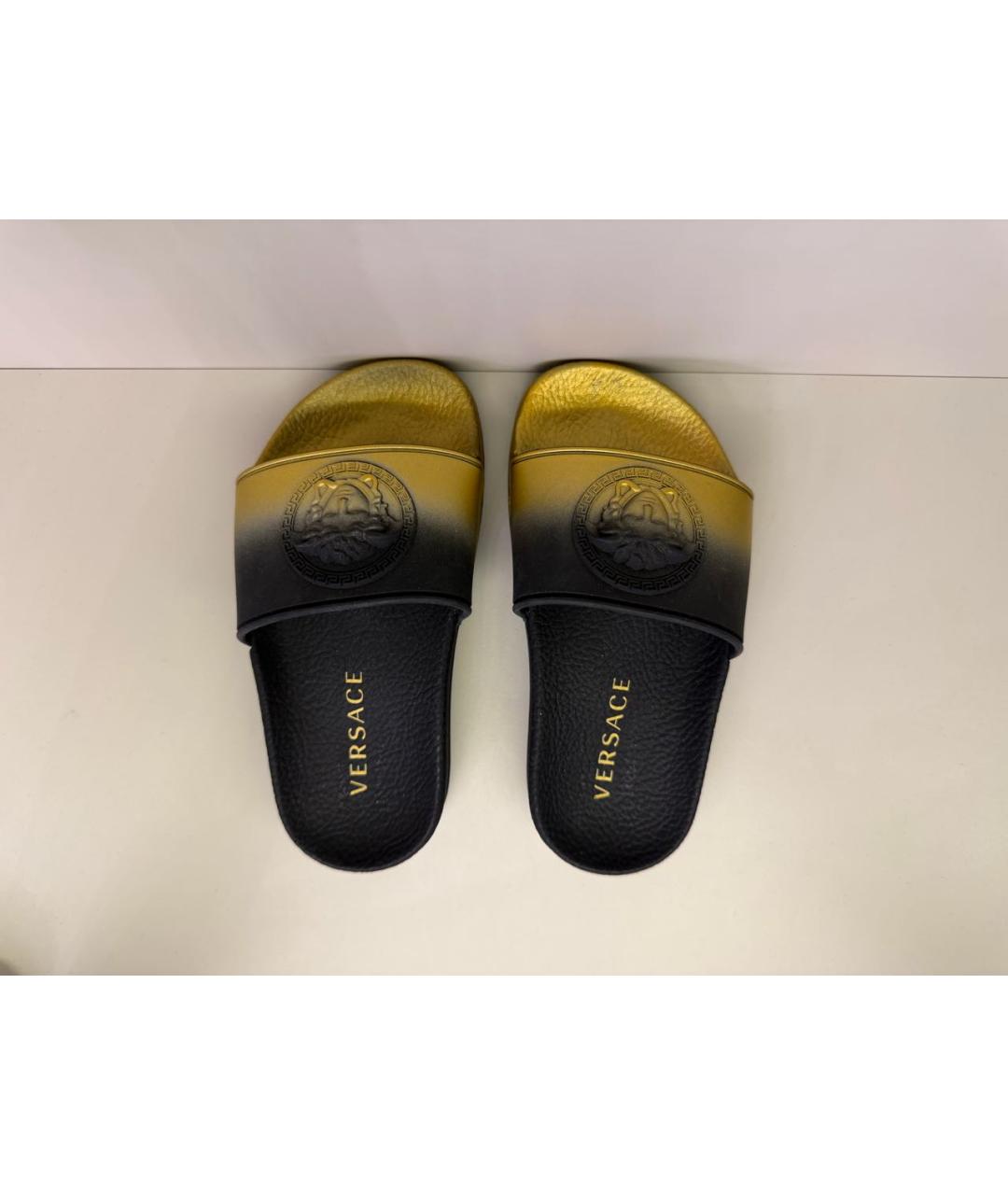 VERSACE Мульти резиновые сандалии и шлепанцы, фото 3