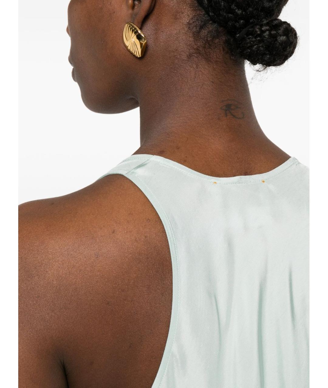 FORTE FORTE Голубая вискозная майка, фото 2