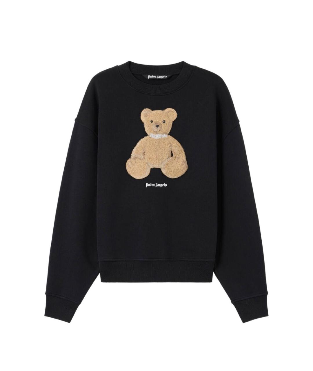 PALM ANGELS Черный хлопковый джемпер / свитер, фото 1