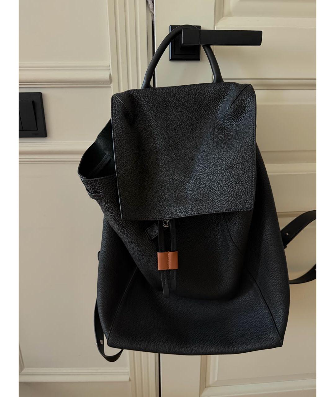 LOEWE Черный кожаный рюкзак, фото 2