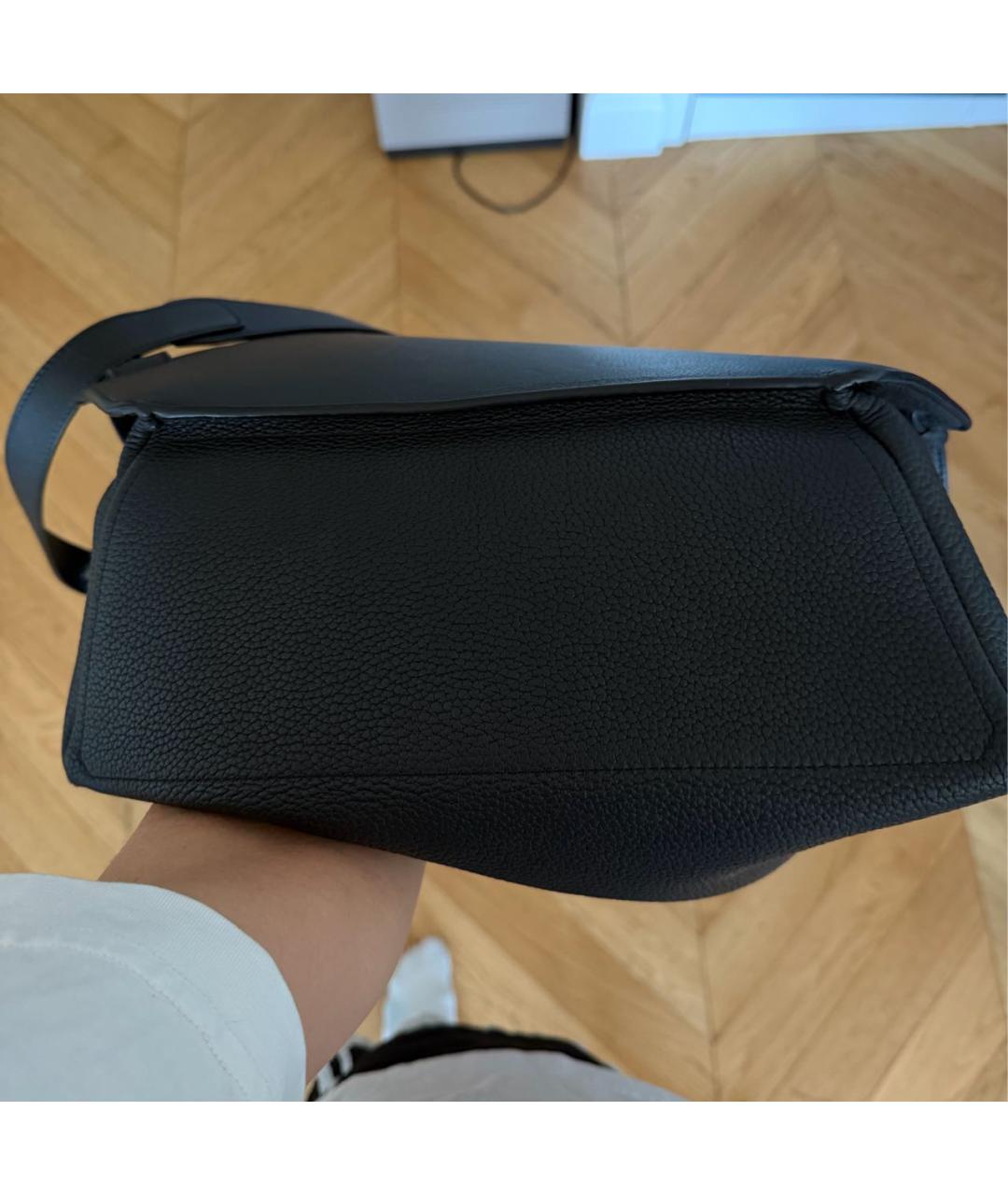 LOEWE Черный кожаный рюкзак, фото 6