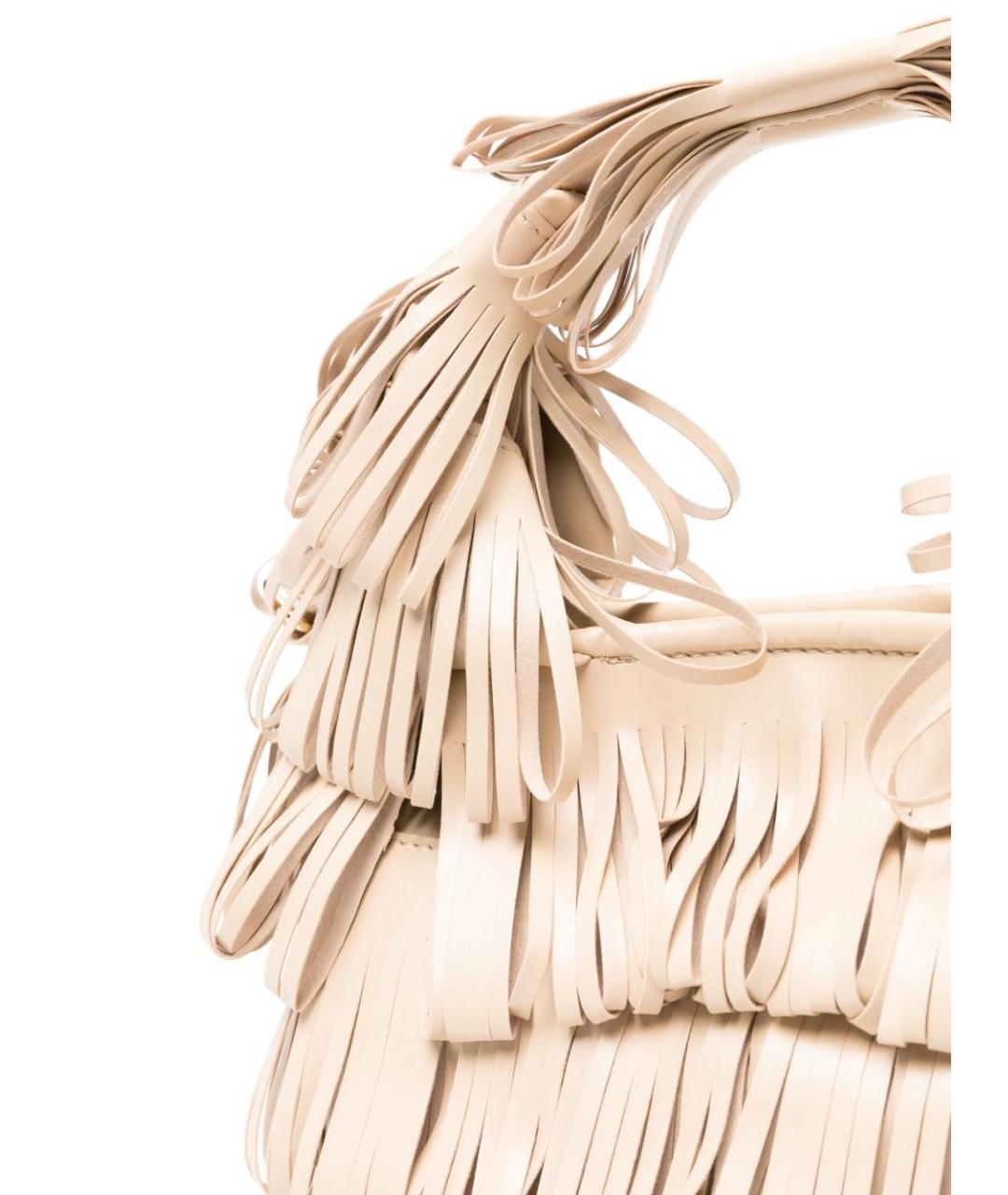 LA MILANESA Бежевая сумка с короткими ручками, фото 4