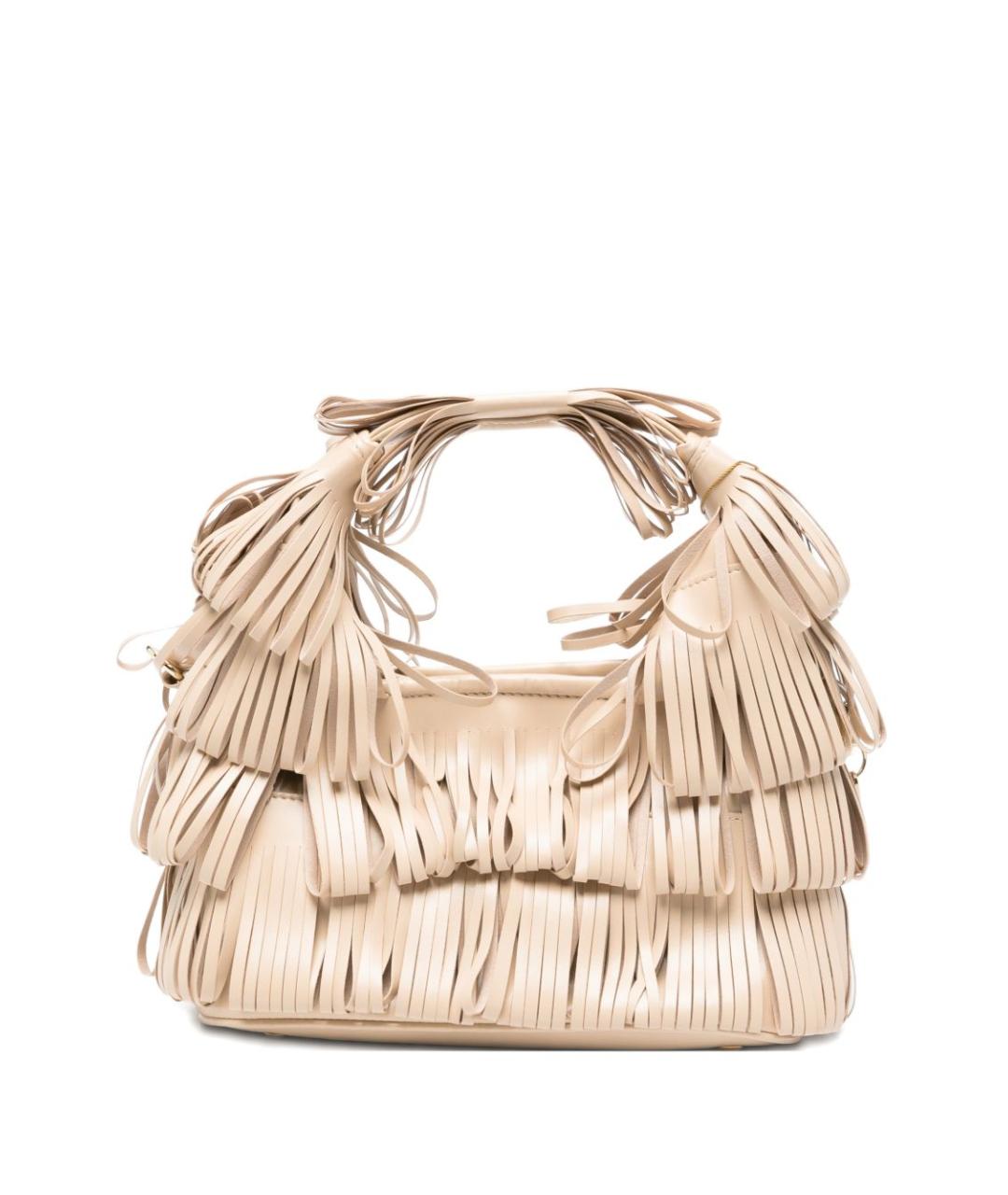 LA MILANESA Бежевая сумка с короткими ручками, фото 1