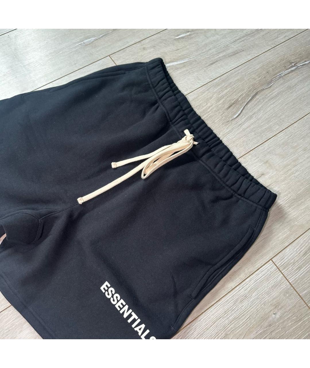 FEAR OF GOD ESSENTIALS Черные хлопковые шорты, фото 2