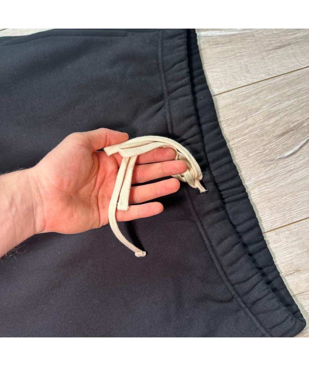 FEAR OF GOD ESSENTIALS Черные хлопковые шорты, фото 3