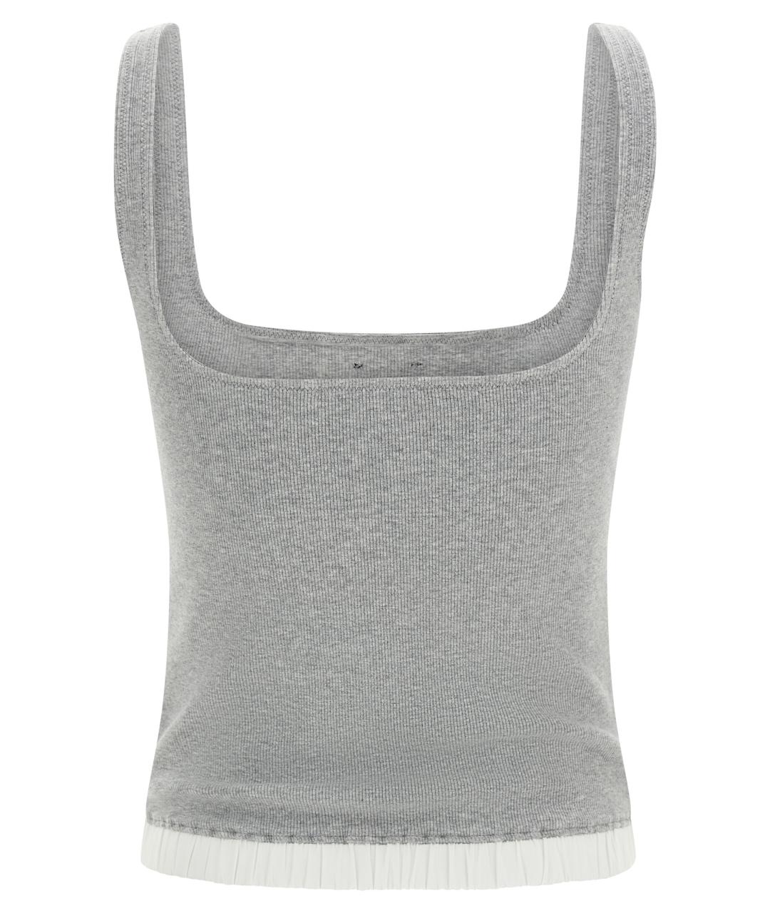 entire studios Серая хлопковая майка, фото 2